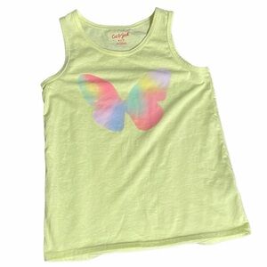 Cat & Jack Butterfly Tank Top Girls Size M (7/8)